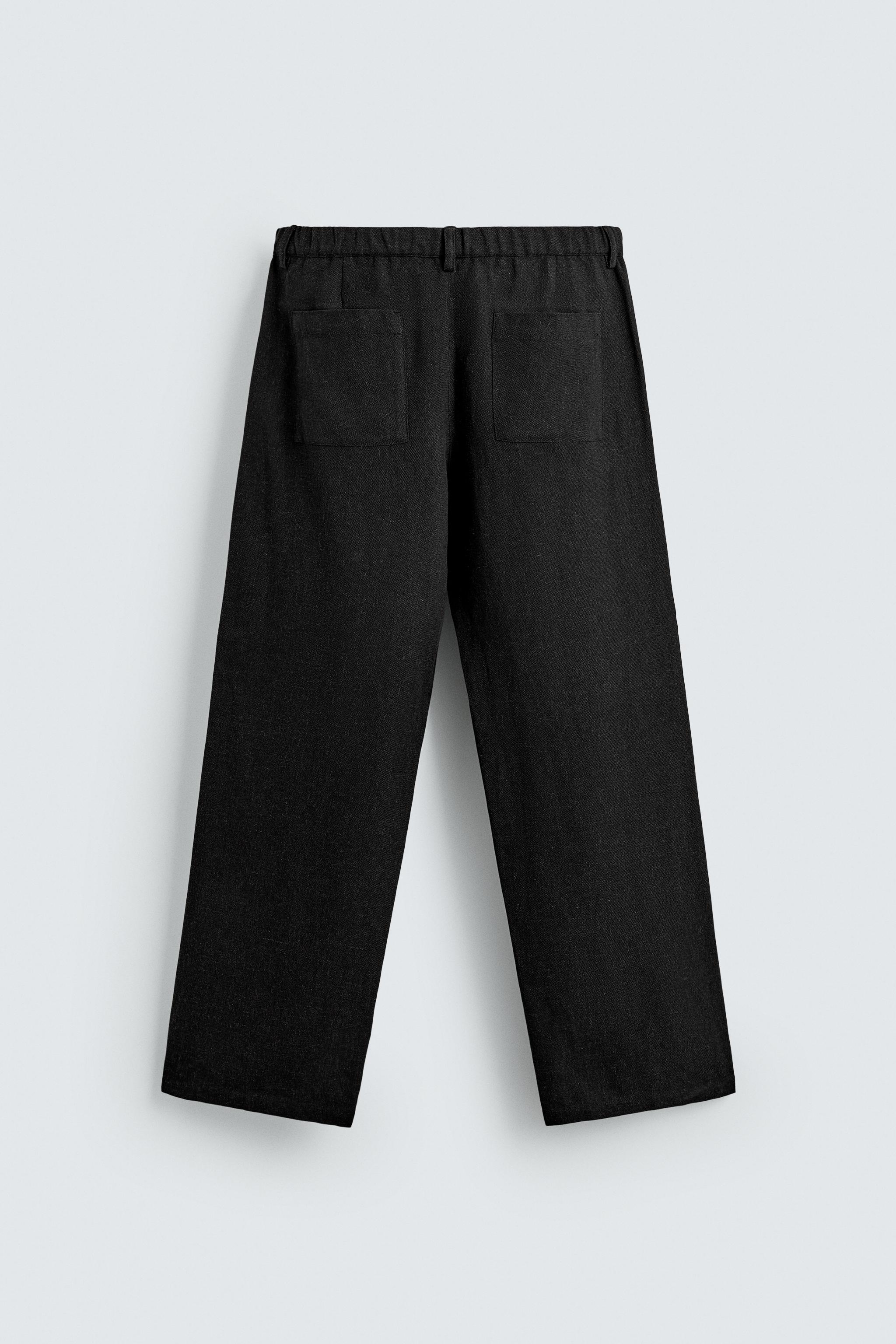 RELAXED FIT VISCOSE-HEMP PANTS